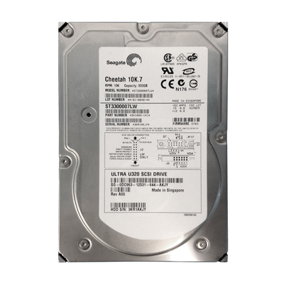 9X1005-141 Seagate 300GB Ultra-320 SCSI 10000 3.5-inch 8MB Hard Drive