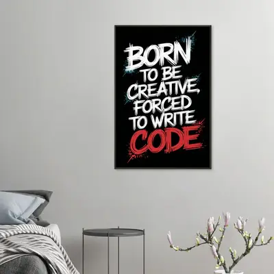 Code Warrior Memory Art - Forged in Creativity