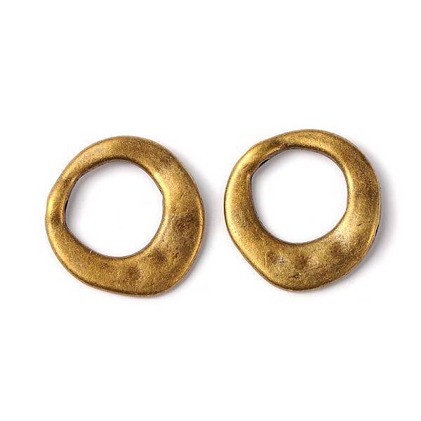 Tibetan Style Irregular Ring Bead Frames