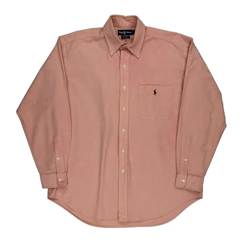 Big Shirt Ralph Lauren Shirt - Medium Pink Cotton | Size: medium
