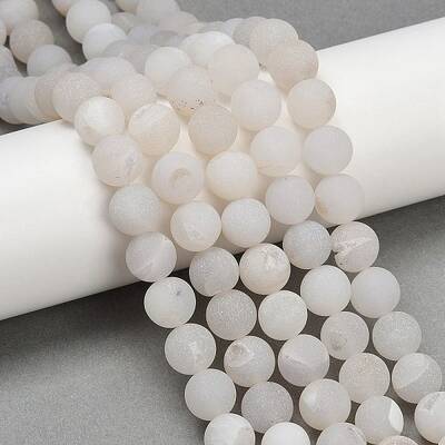 Natural Druzy Agate Beads Strands