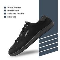 HOBIBEAR Barefoot Minimalist Shoes Womens Mens | Zero Drop | Wide Width Canvas Slip-on Shoes