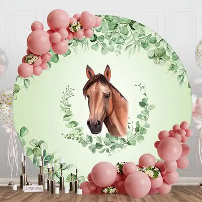 Round Black Gold Mask Classy Carnival Party Backdrop - Aperturee