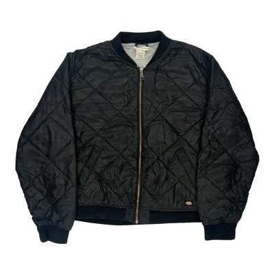Dickies Bomber Jacket - XL Black Polyester | Size: x-large