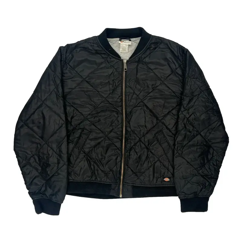 Dickies Bomber Jacket - XL Black Polyester | Size: x-large
