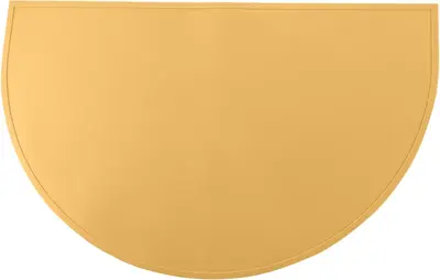 Zopa Silicone accessori to set the table in mustard yellow silicone