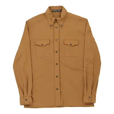 General Public Shirt - Large Brown Polyester