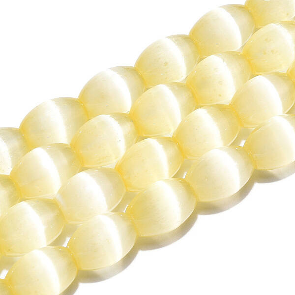 Dyed Natural Selenite Beads Strands
