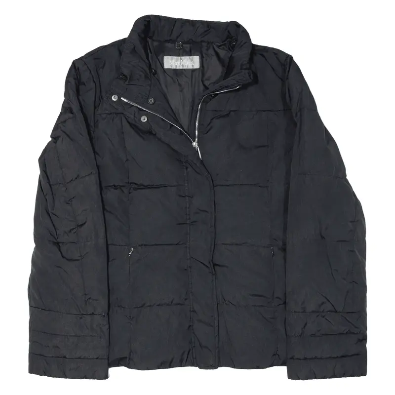 MAX MARA Quilted Jacket Black Womens UK 16