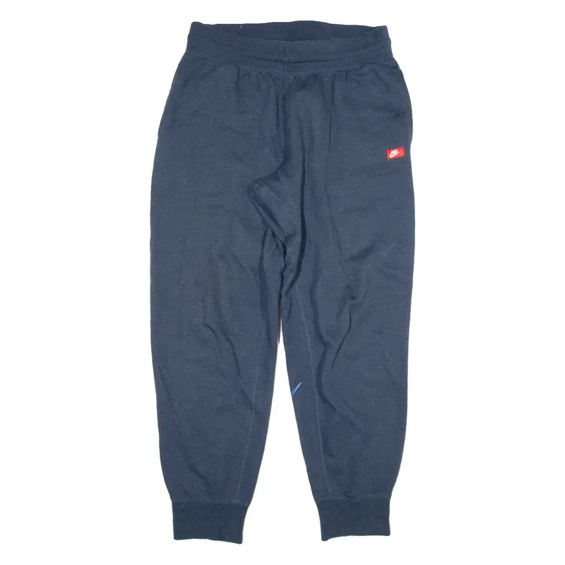 NIKE Mens Joggers Blue Tapered XL W34 L31