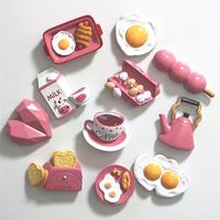 Cute Kitchen Themed Fridge Magnet, 1 Count Mini Simulation Food Design Fridge Magnet, Home Decor for Kitchen Living Room Bedr...