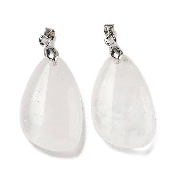 Natural Quartz Crystal Pendants