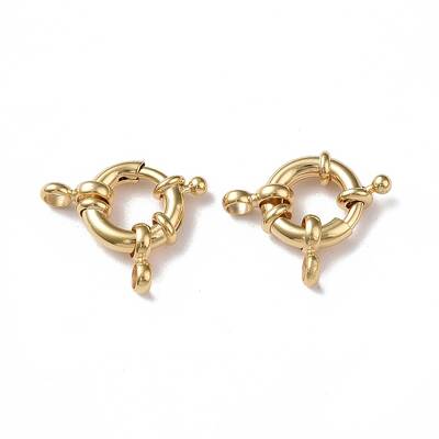 Eco-friendly Brass Spring Ring Clasps