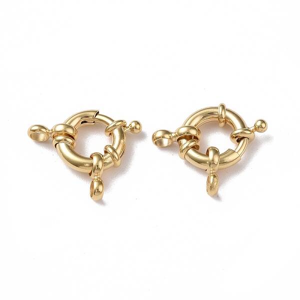 Eco-friendly Brass Spring Ring Clasps