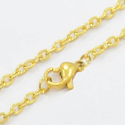 304 Stainless Steel Cable Chain Necklaces