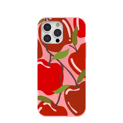 Bubblegum Pink Apple of My Eye iPhone 15 Pro Max Case