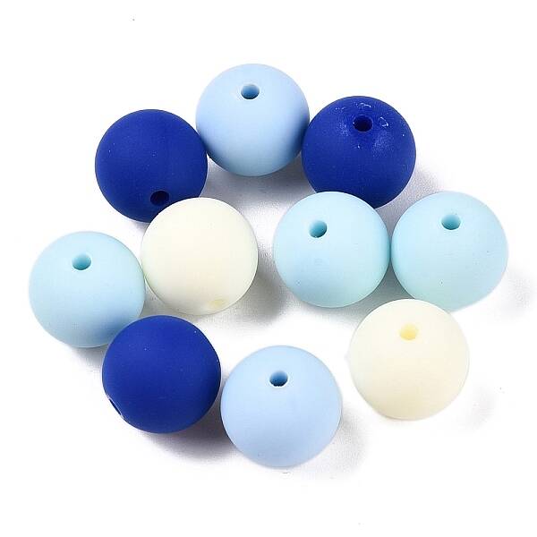 Rubberized Style Imitated Silicone Acrylic Beads