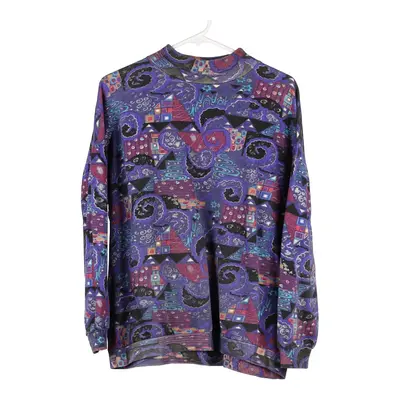 Simpatico Sweatshirt - Medium Purple Cotton