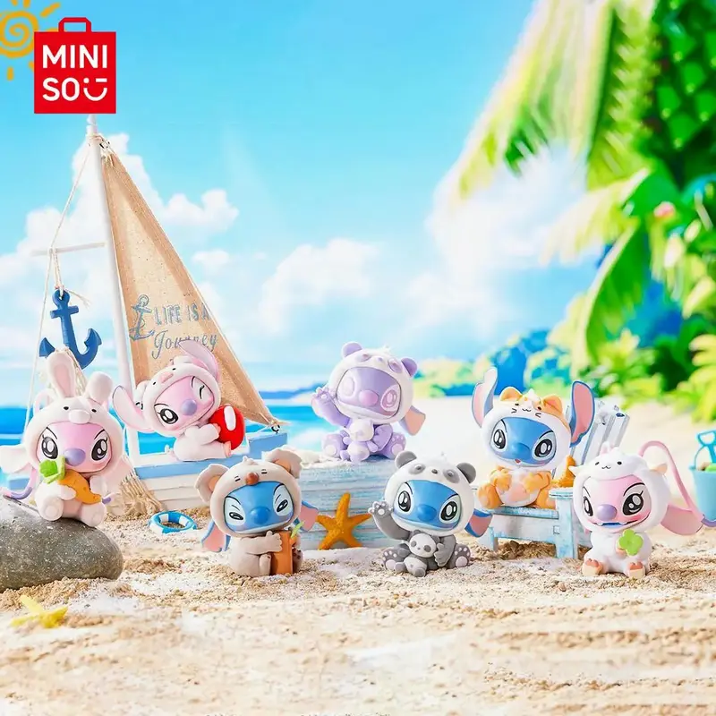 Disney Lilo & Stitch Series Animal Party Surprise Blind Box Figure Random Style -Collectible Toys Desktop Display Case Home D...