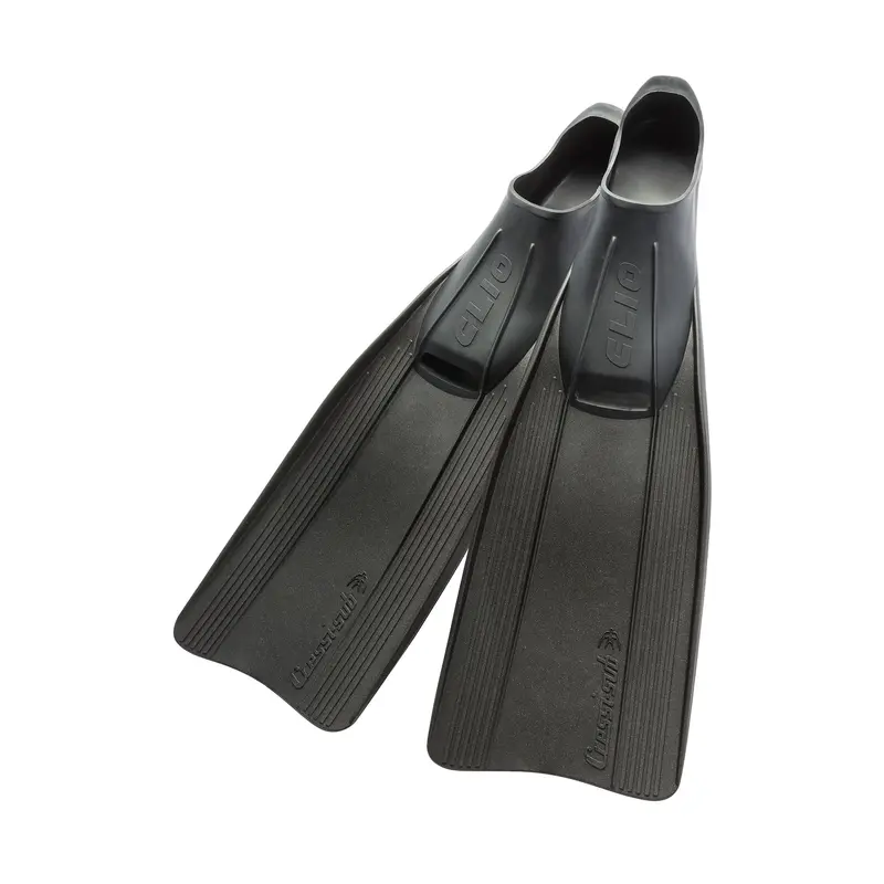 Open Box Cressi Clio Full Foot Fins - Black - 8.5-9.5 (43/44)