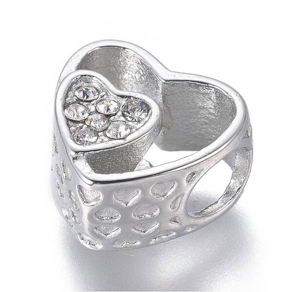 304 Stainless Steel European Beads
