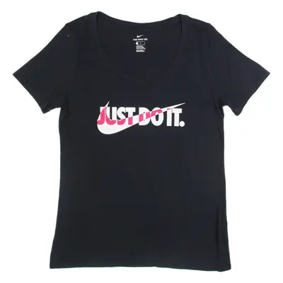 NIKE Just Do It Womens T-Shirt Black M