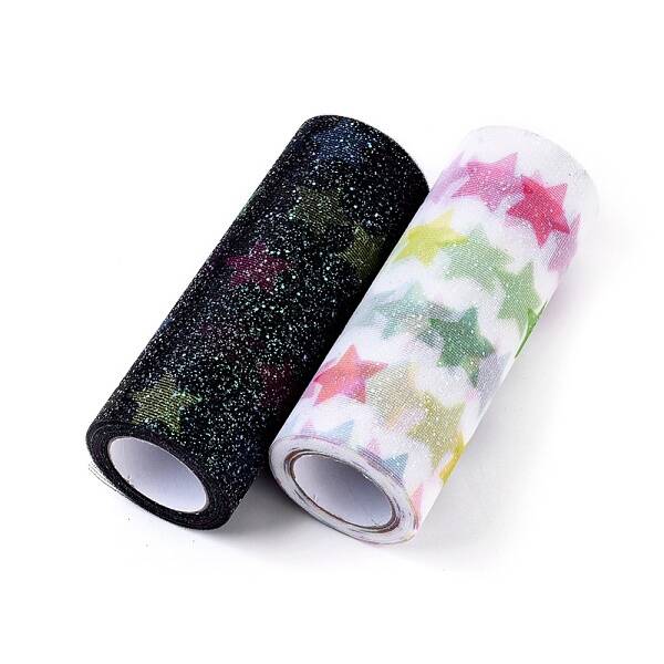 Star Deco Mesh Ribbons
