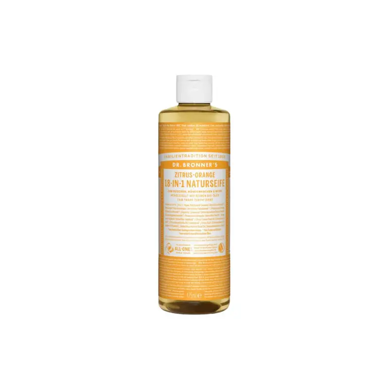 Dr. bronner's Liquid Soap 18in1 - Citrus Orange, 475 ml