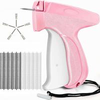Mini Sewing Stitch Gun, 1 Count Clothing Stitch Tagging Gun, Stitching Gun Tool with 5 Counts Needles & 1000pcs Black Fast...