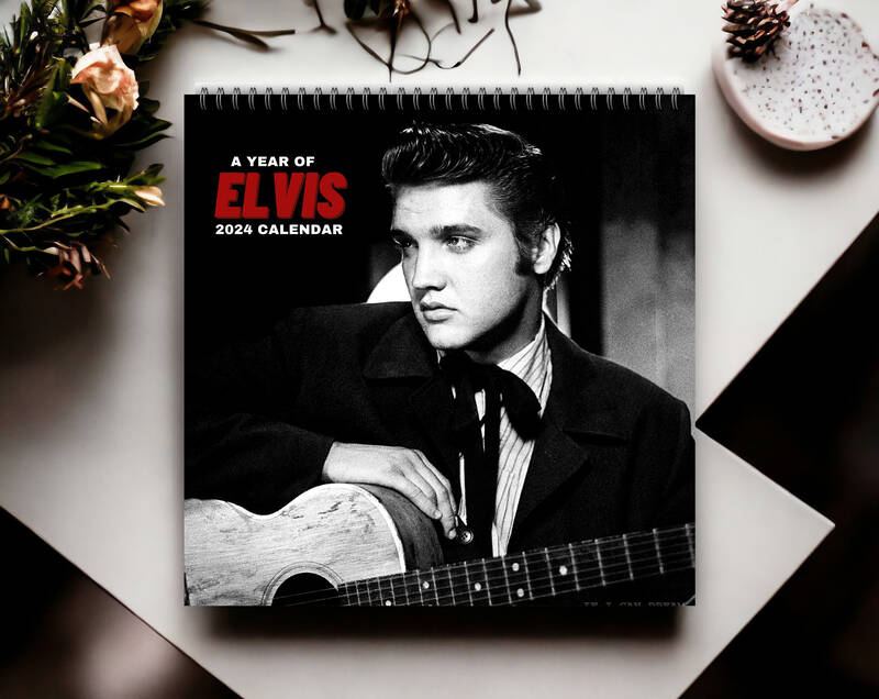 The King In Concert 2024 Calendar, Elvis  2024 Wall Calendar, Presley Calendar 2024