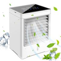 Portable Air Conditioner, 1 Count USB Personal Mini Cooling Fan with 3-speed, Evaporative Air Cooler with Touch Screen, Port...
