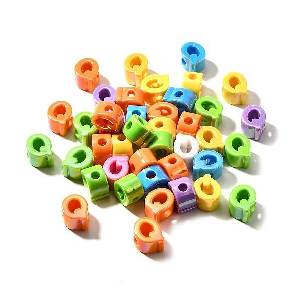 UV Plating Opaque Acrylic Beads