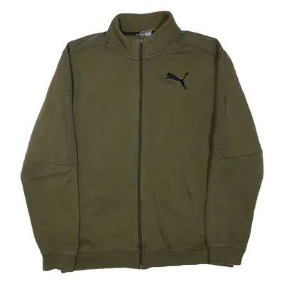 PUMA Mens Track Jacket Green L