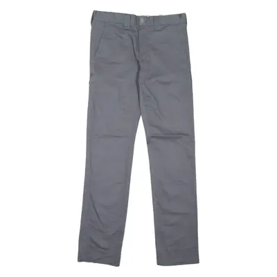 DICKIES Boys Trousers Grey Slim Skinny W30 L31