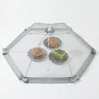 Foldable Mesh Food Cover, 1 Piece Household Dining Table Cover for Kitchen, Reusable Food Cover Net Keep out Fly, Mosquito