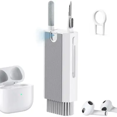 8 in 1 Electronics Cleaning Kit,Laptop Keyboard all-in-one design   Cleaner Tool, with Cleaning Soft Brush, Flocking Sponge, ...