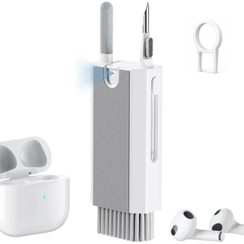 8 in 1 Electronics Cleaning Kit,Laptop Keyboard all-in-one design   Cleaner Tool, with Cleaning Soft Brush, Flocking Sponge, ...