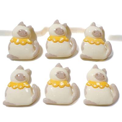 10Pcs Resin Cabochons