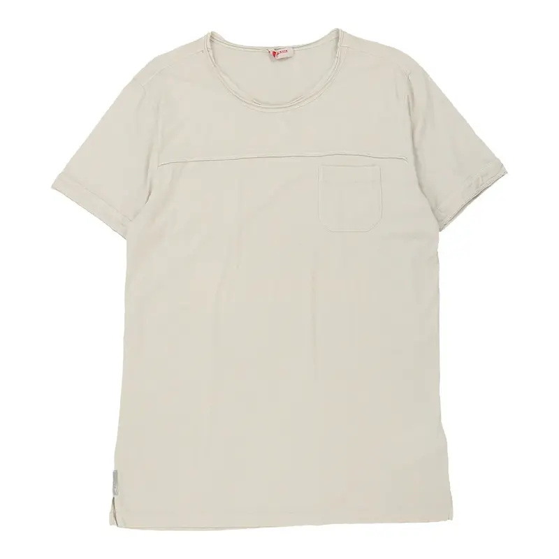 Prada T-Shirt - 2XL Cream Cotton | Size: xx-large