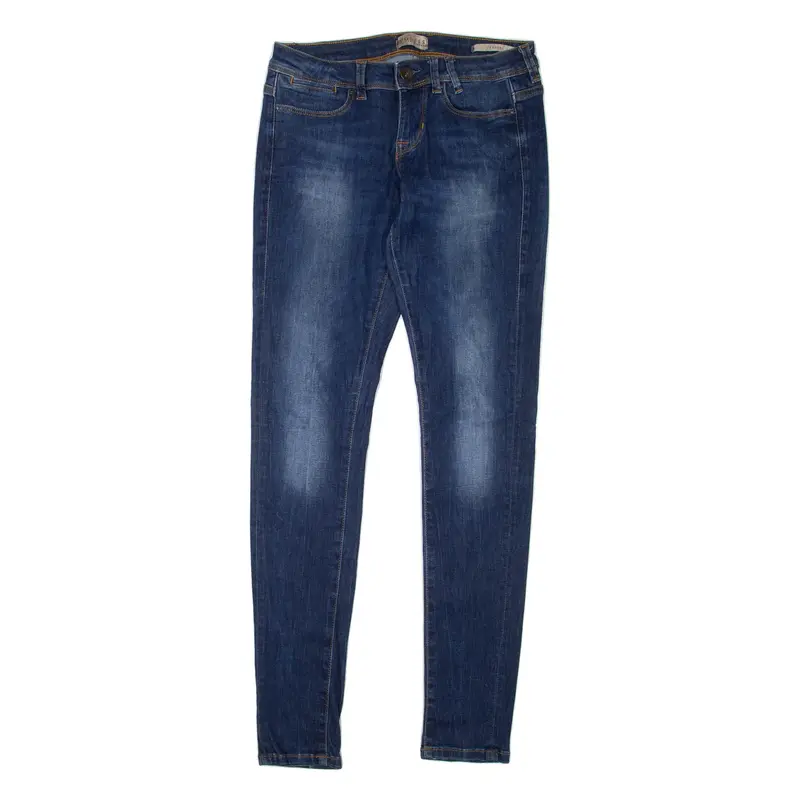 GUESS Womens Jeans Blue Regular Skinny Stone Wash W28 L34