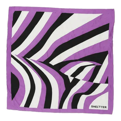 Shel'Tter Striped Scarf - No Size Purple Polyester