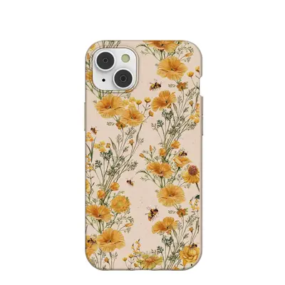 Seashell Vintage Bee iPhone 14 Plus Case