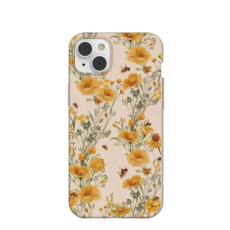 Seashell Vintage Bee iPhone 14 Plus Case