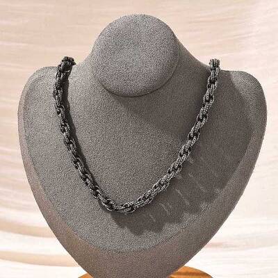 304 Stainless Steel Rope Chain Necklaces for Women Men