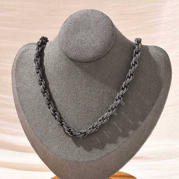 304 Stainless Steel Rope Chain Necklaces for Women Men