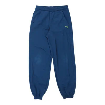 Age 14 Puma Tracksuit - XL Blue Polyester