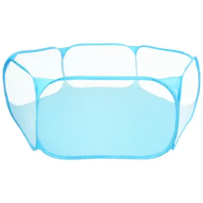 Secure & Portable Pet Playpen, Mesh Playpen, Foldable Mesh Fence for Dogs, Cats & Small Animals