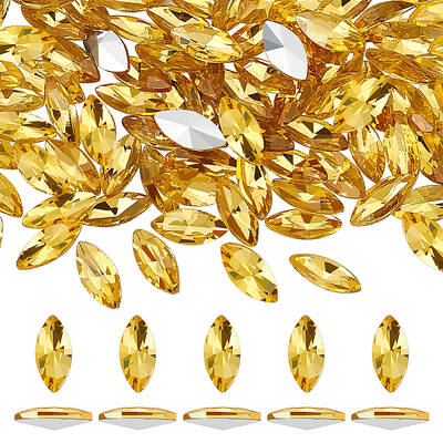 100Pcs Glass Rhinestone Cabochons