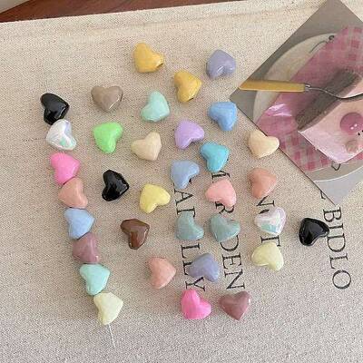 Opaque Acrylic European Beads