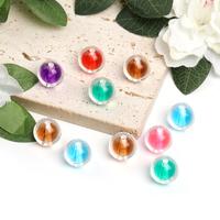 【B45】Qty 100 16mm acrylic beads-in-beads homemade beaded bracelet jewelry diy braided necklace hair accessories material ...